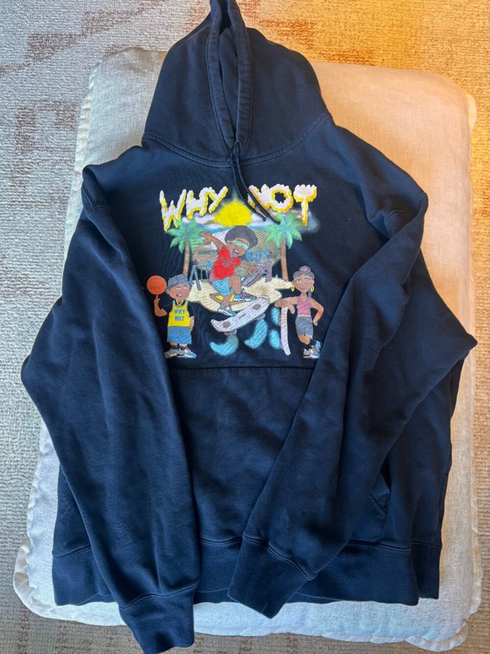 Air Jordan Why Not Crenshaw Hoodie Sweatshirt Size XL Black
